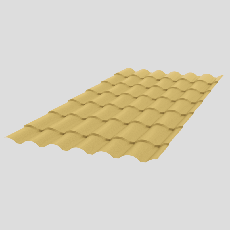 Telha Colonial Standard - RAL1050